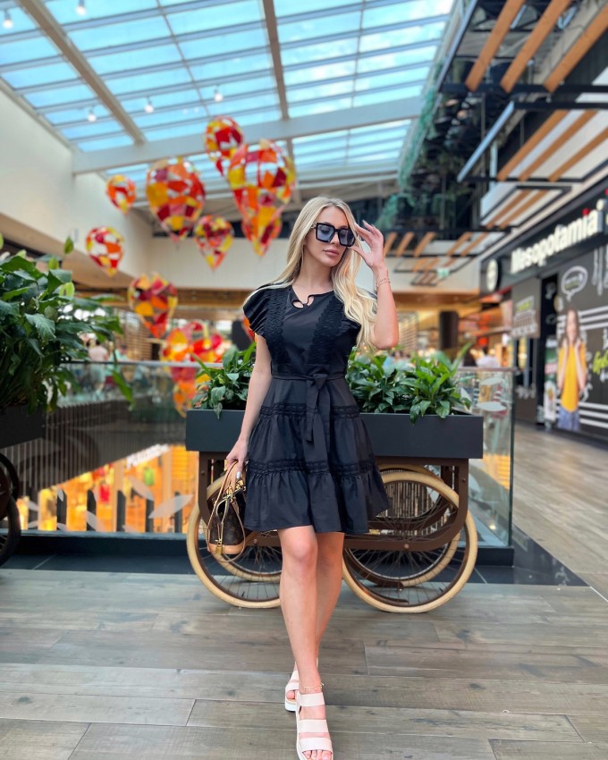 Rochie cu inserție de dantela Bella